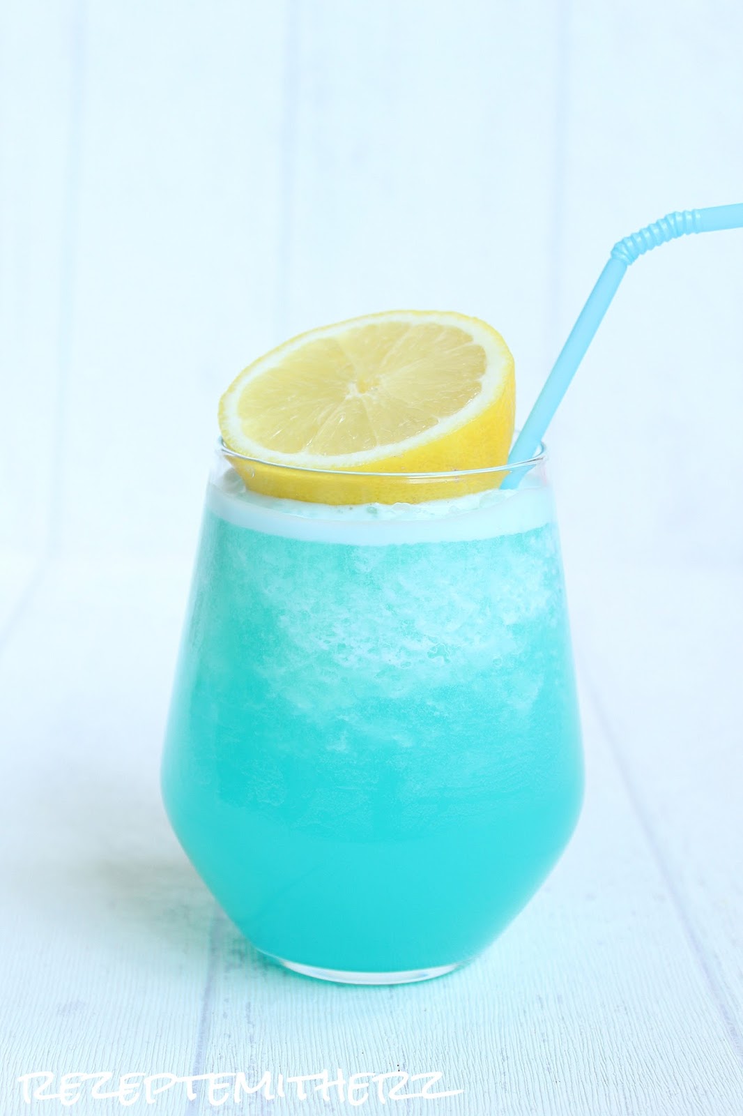 Blue Lime Slushie,Slush,alkoholfrei,Thermomix Rezept