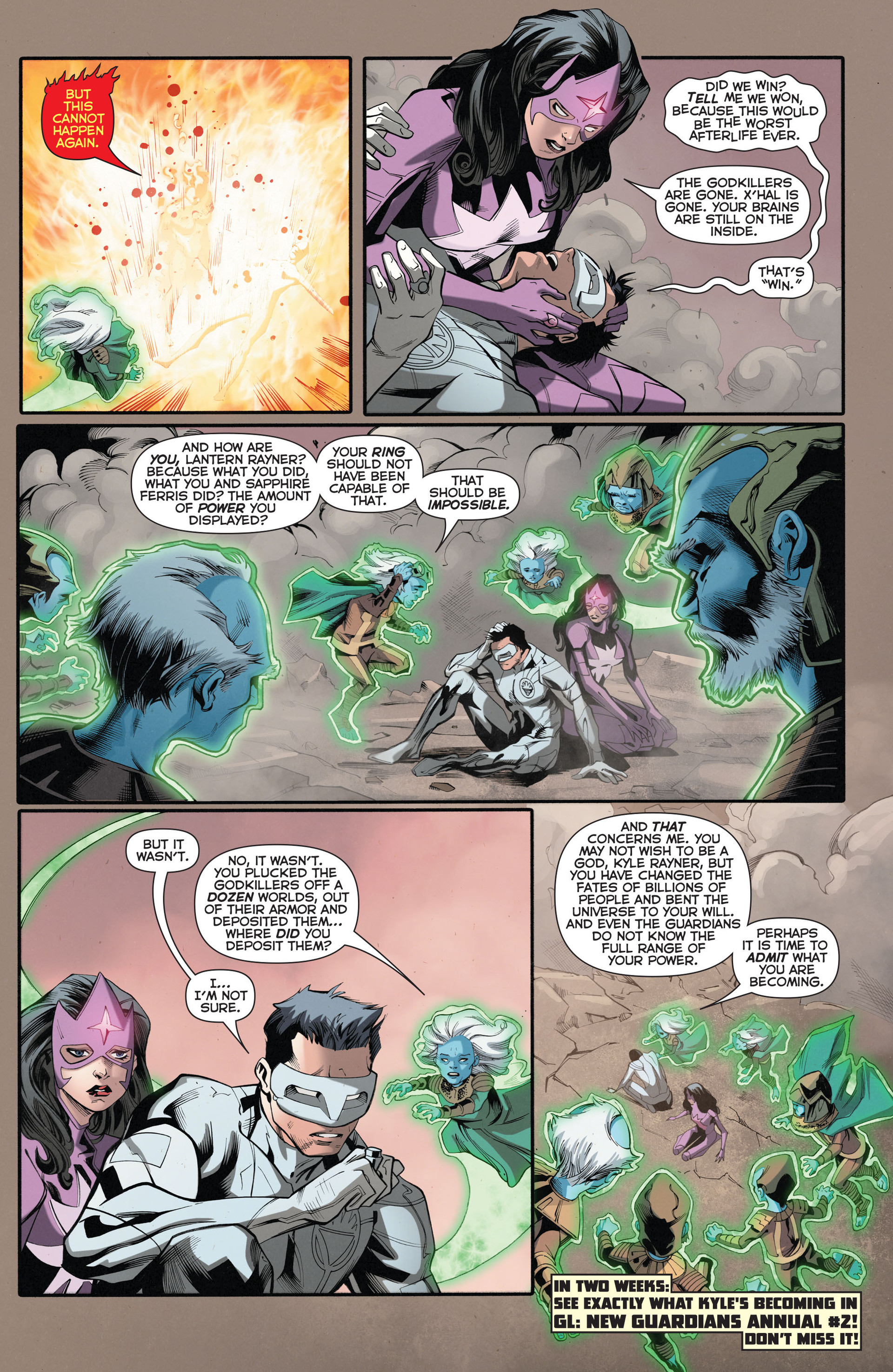 Read online Green Lantern: New Guardians comic -  Issue #30 - 19