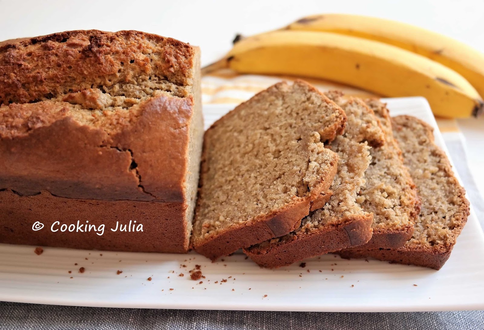 COOKING JULIA : BANANA BREAD HEALTHY