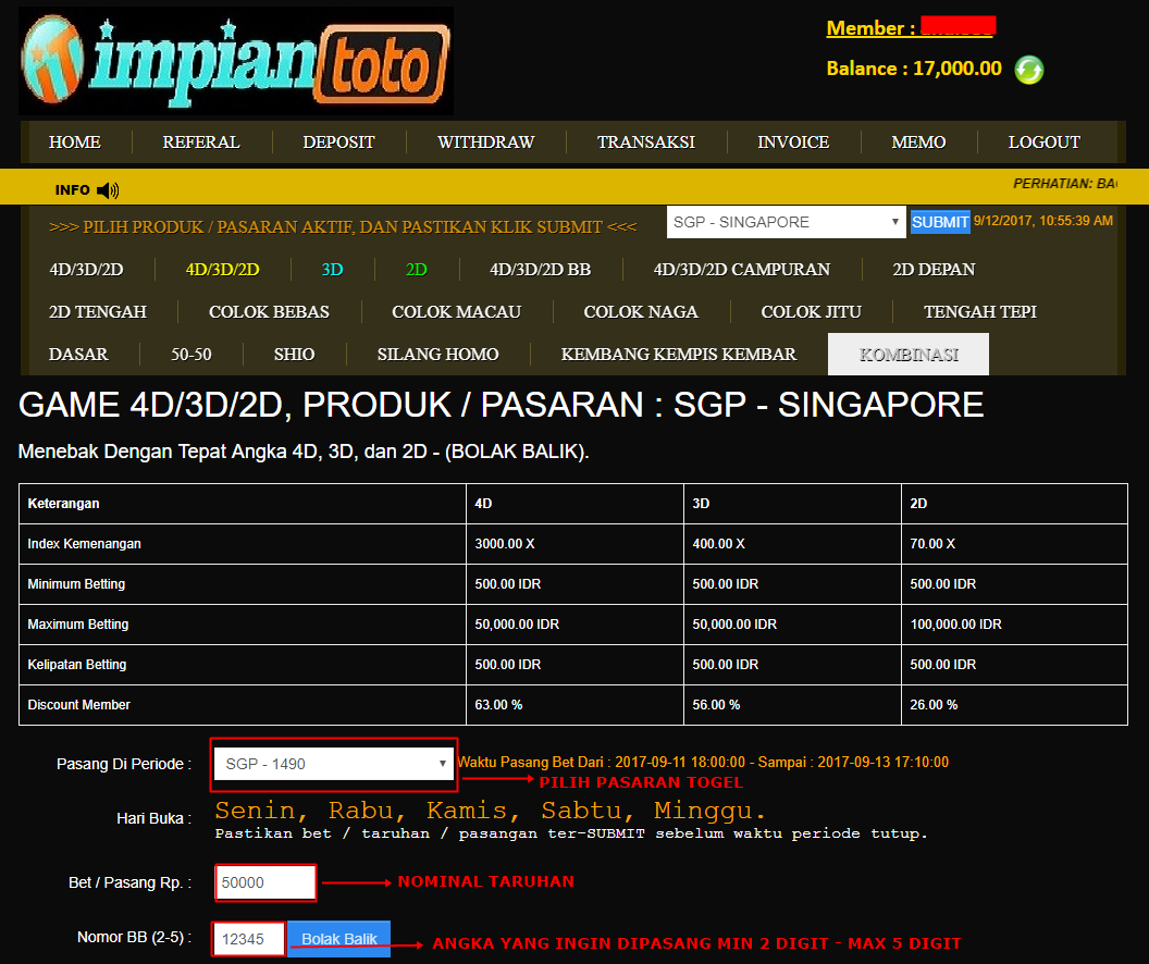 cara main togel bb campuran