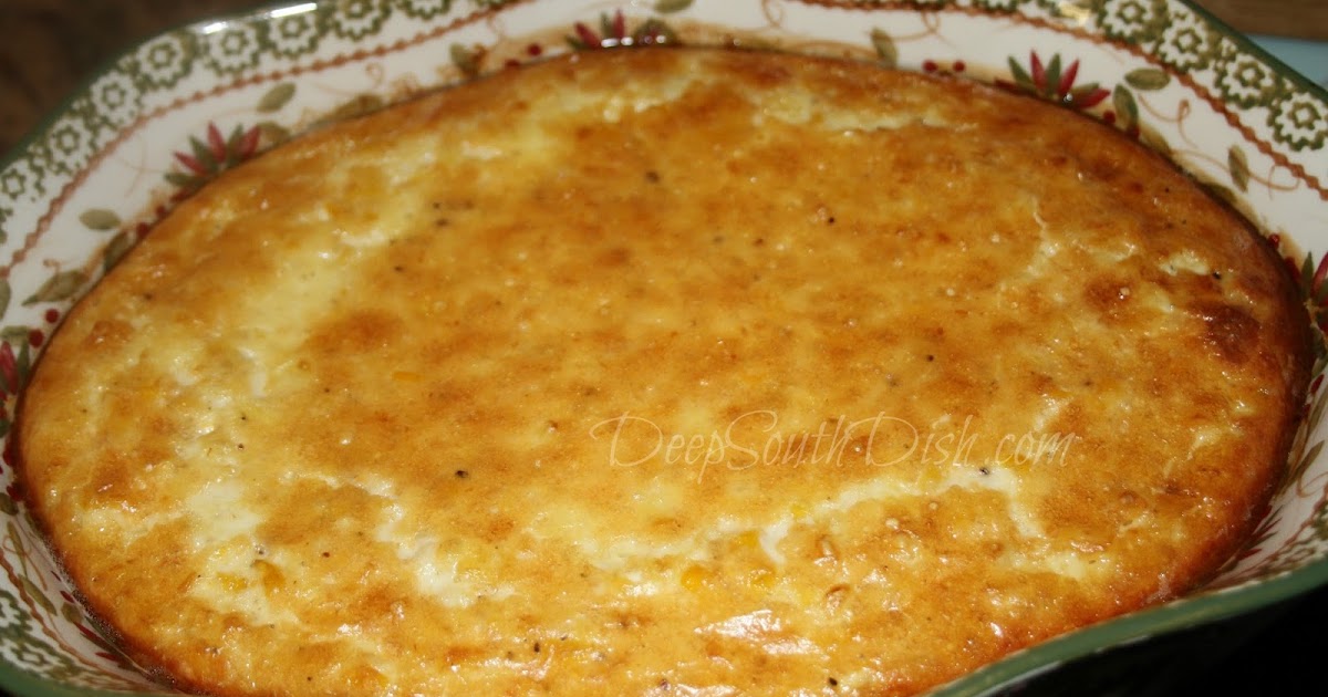 🌽 EASY Corn Spoon Bread Pudding Recipe