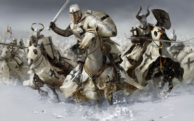 Ilutrasi perang salib berkuda