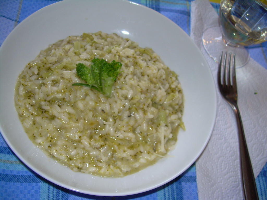 ..misticanze.. ..risotto con i broccoli..