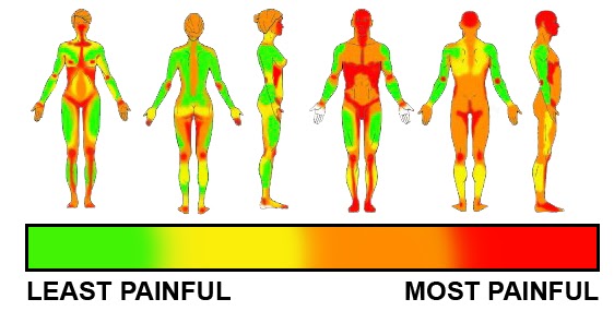 Pain Meter for Tattoos | A Little Bit Of Everything