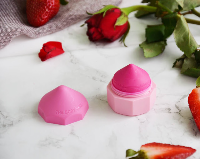 The Body Shop Japanese Cherry Blossom Strawberry Kiss Body Cream and Lip Juicer