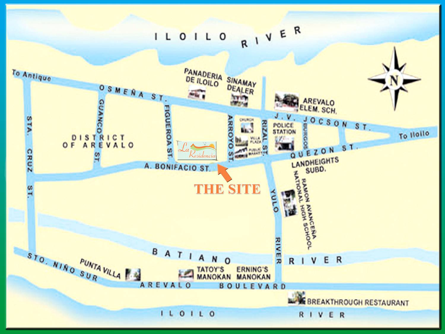 Map of iloilo city, philippines. La Residencia By Ivq Landholdings In Villa Arevalo District Iloilo City Philippines Erecre Group Realty Design And Construction