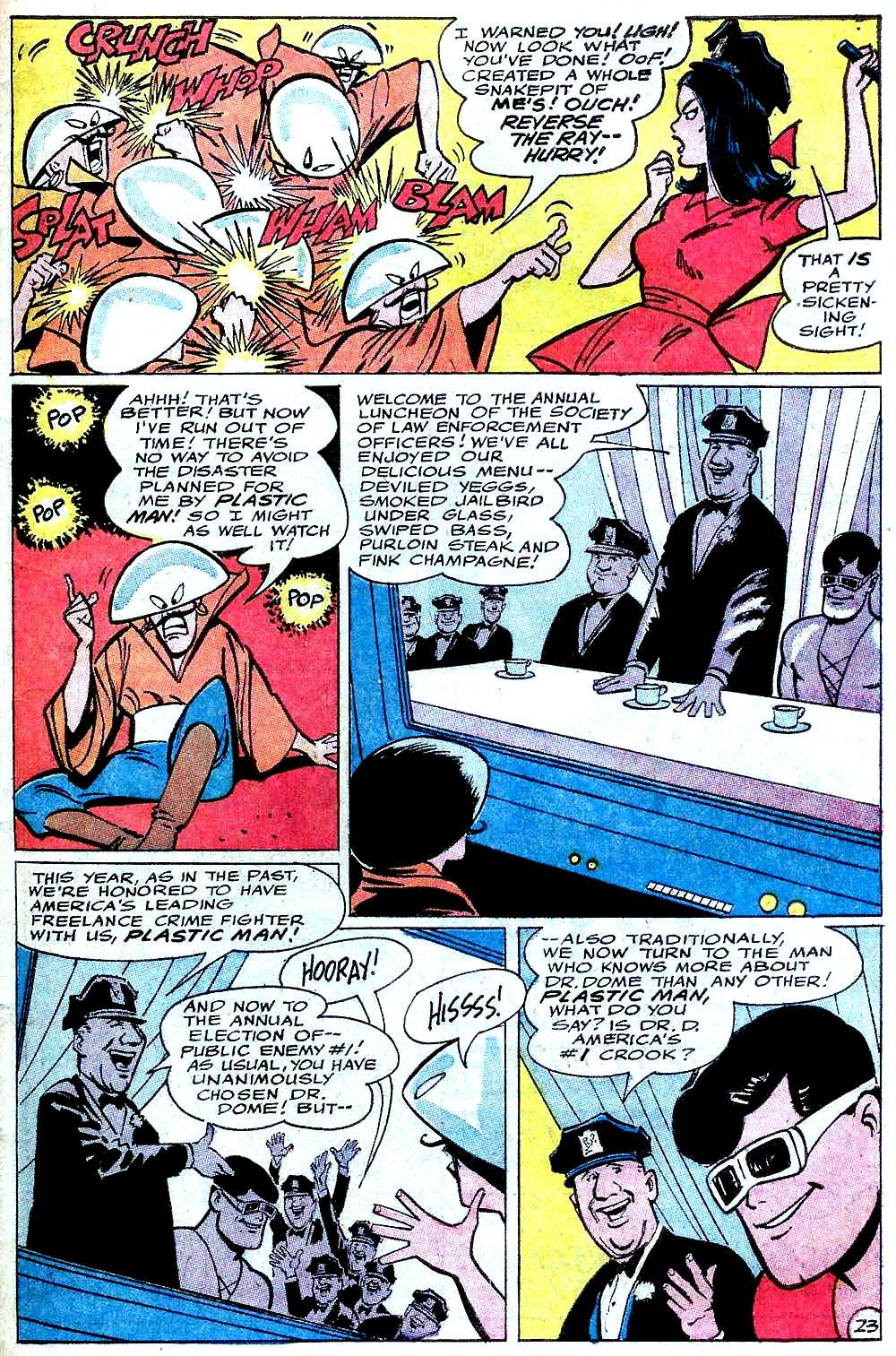 Read online Plastic Man (1966) comic -  Issue #2 - 24