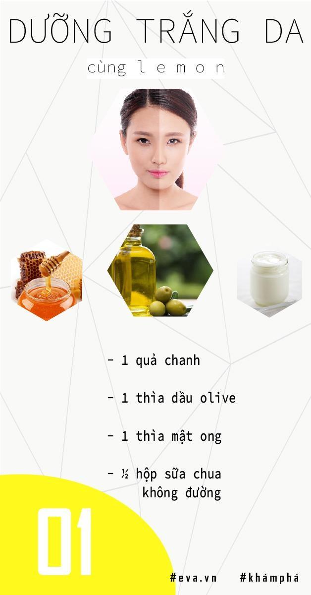 Cách làm trắng da tại nhà chỉ với 1 quả chanh