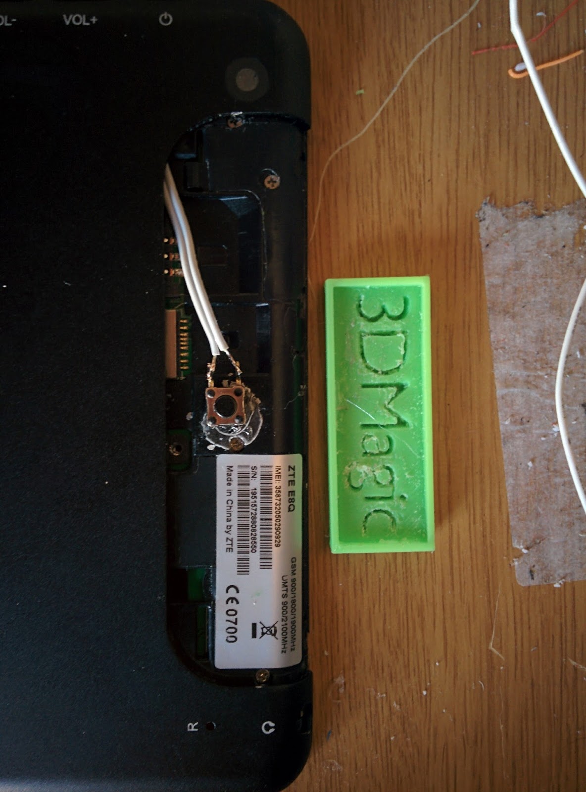 Harris Pagonis Info & Projects Blog ZTE tablet with non working power