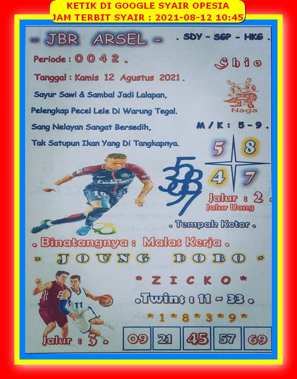 Syair Singapura Hari Ini 12 Agustus 2021 Opesia Official Syair Singapura Hari Ini 12 Agustus 2021 Opesia Official