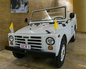 The open vehicle in which Pope John Paul II was travelling when the assassination attempt took place