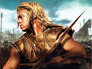 brad pitt in troy movie wallpaper