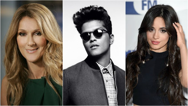 Bruno Mars, Camila Cabello y Celine Dion actuarán en los premios Billboard