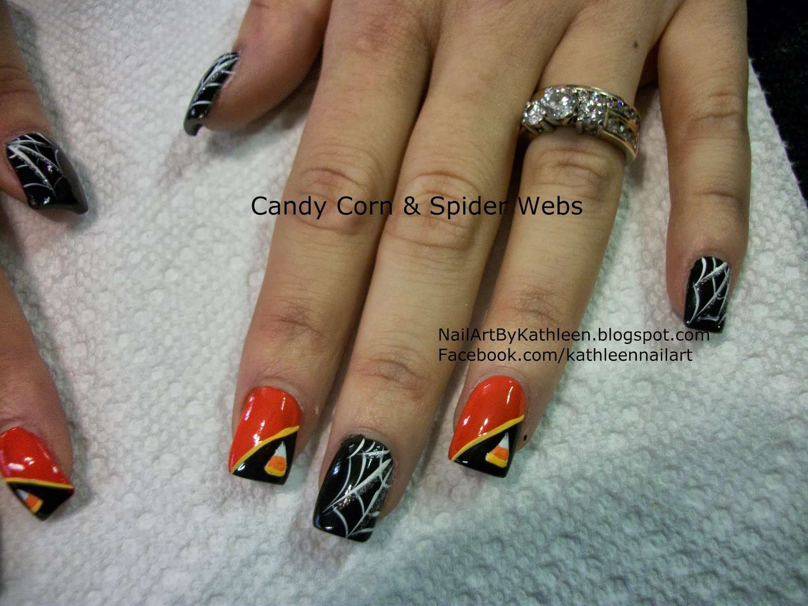 5. Candy Corn Nails - wide 8