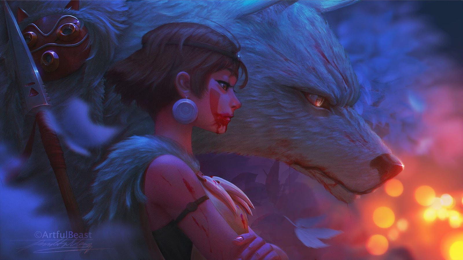 Princess Mononoke بلوراي 1080p أون لاين مترجم عربي تحميل و مشاهدة مباشرة