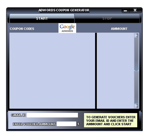 google adwords coupon generator 100 working free downloads no