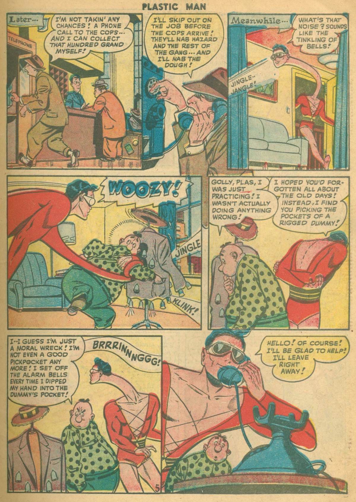 Read online Plastic Man (1943) comic -  Issue #13 - 7