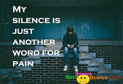 status sad whatsapp emotional english silence word another pain alone better