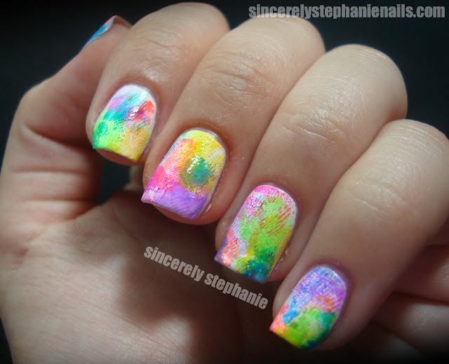 fingerprint nails nail art