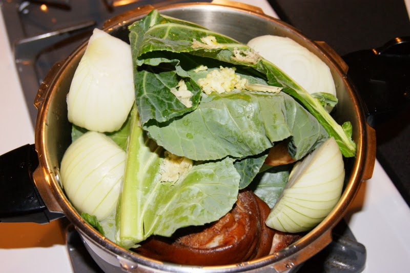 Traditional New Year's Day Collards {Pressure Cooker Method} The