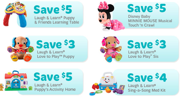 New Fisher-Price Toy Coupons Available To Print