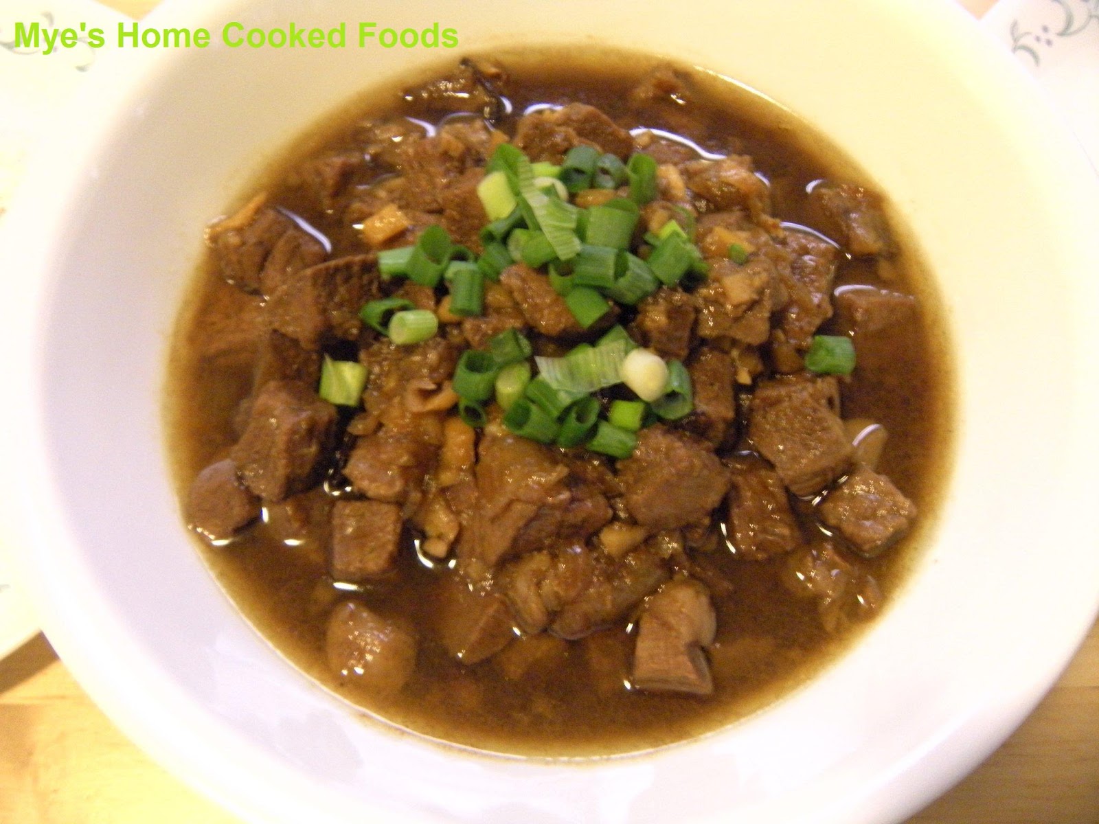 Beef Pares Mye's Home Cooked Foods