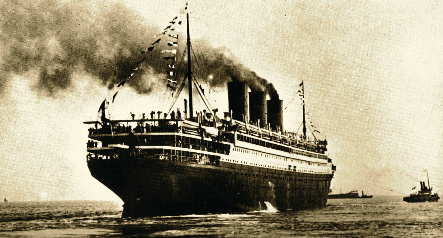 Transatlantic Era SS Ile de France...