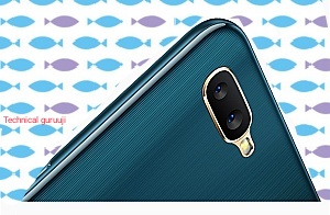 Oppo A7 with dewdrop notch display Oppo A7 with dewdrop notch display