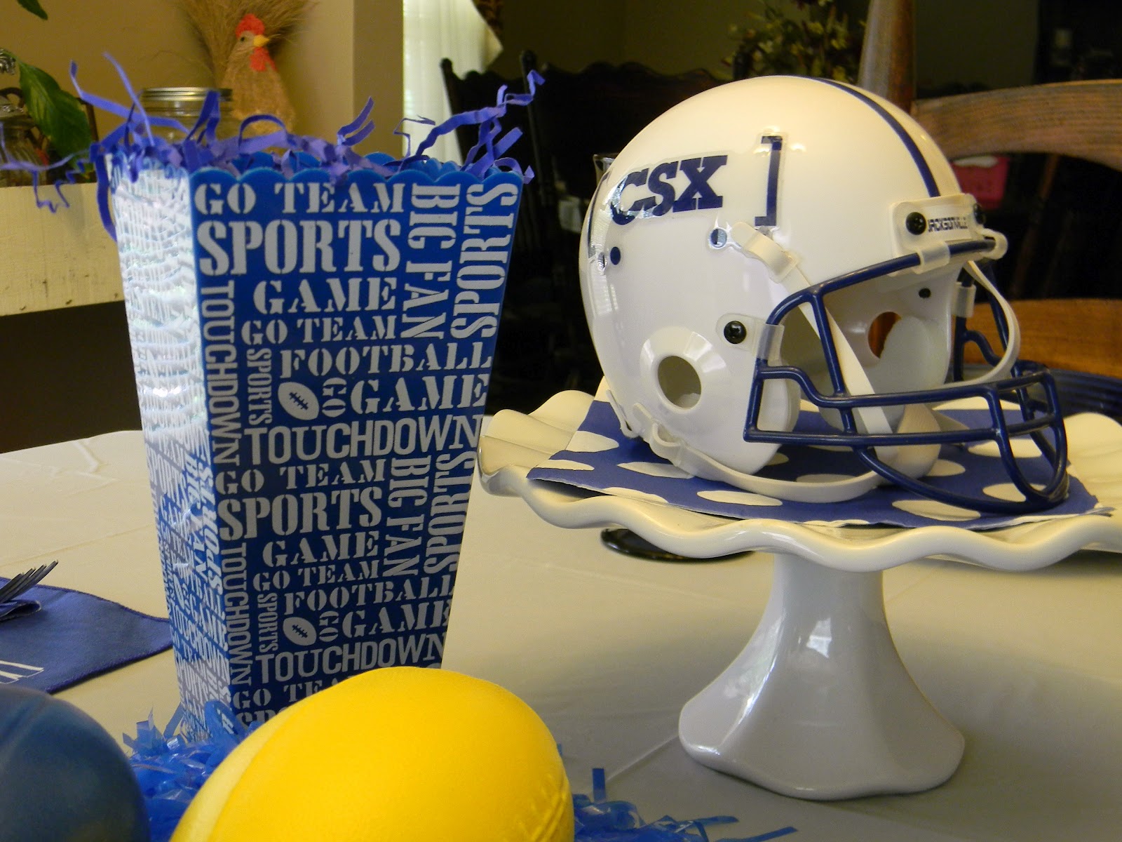 Whispers from Wildwood a football tablescape