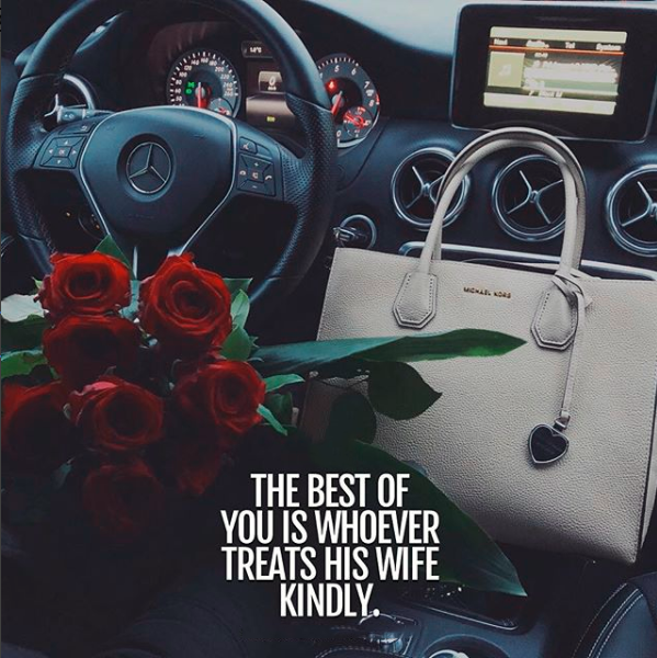 The best of you is whoever treats his wife kindly.