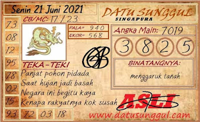 Kodal prediksi singapura