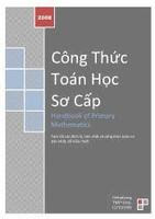 Công Thức Toán Học Sơ Cấp - Nhiều Tác Giả