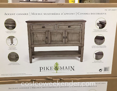 Pike & Main 47in Accent Console: rustic with a classic look