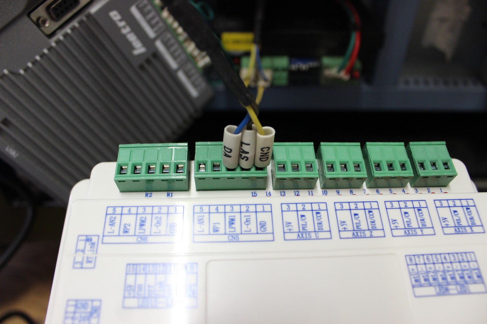Wiring the Ruida Controller