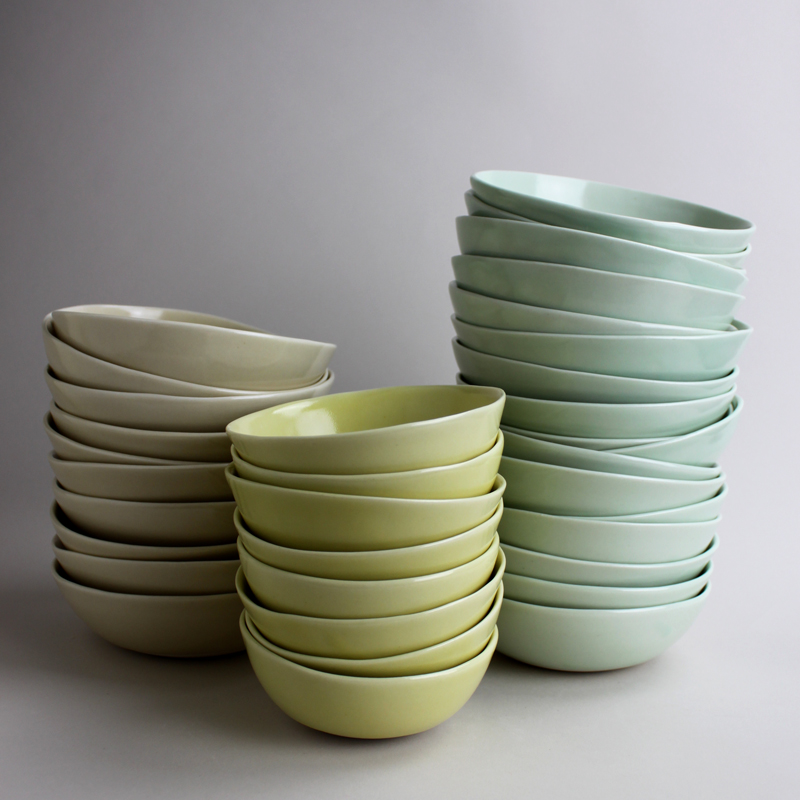 my mama's table stacking gleena bowls and plates is just so satisfying...