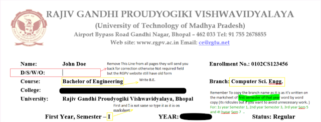 Obtain Transcripts from RGPV Bhopal