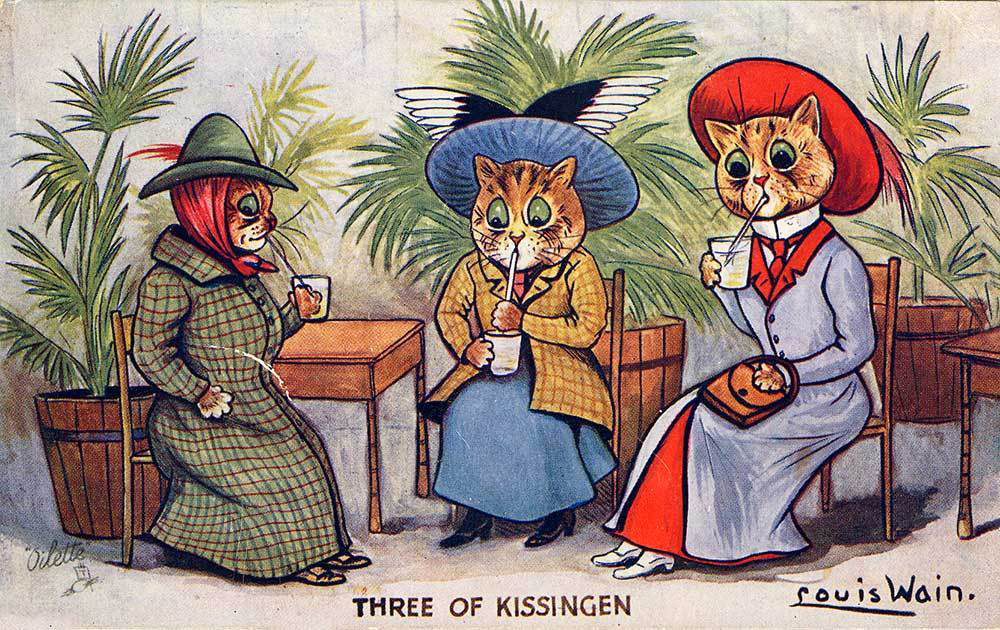Paw-some' cat drawings by Louis Wain • V&A Blog