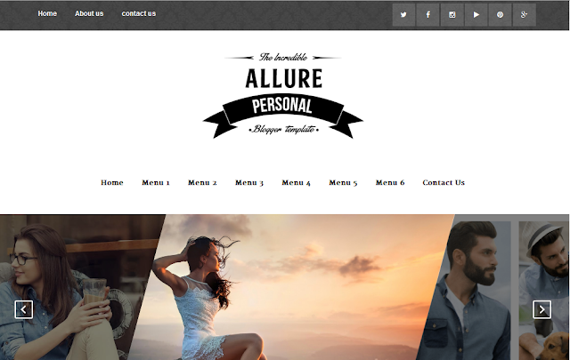 Allure Blogger Template