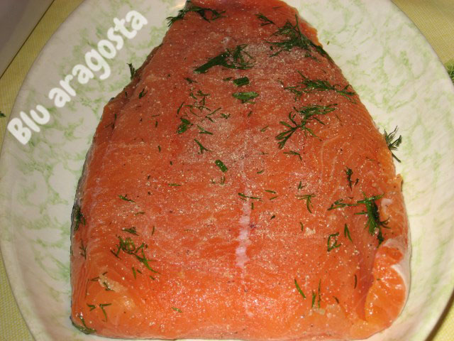 come preparare salmone marinato svedese gravad lax