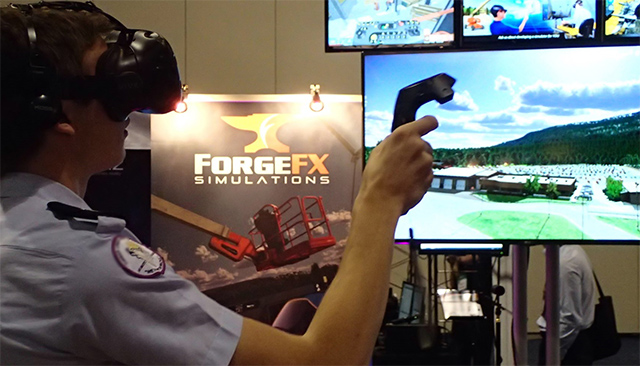 VR-based industrial training simulators at I/ITSEC by ForgeFX