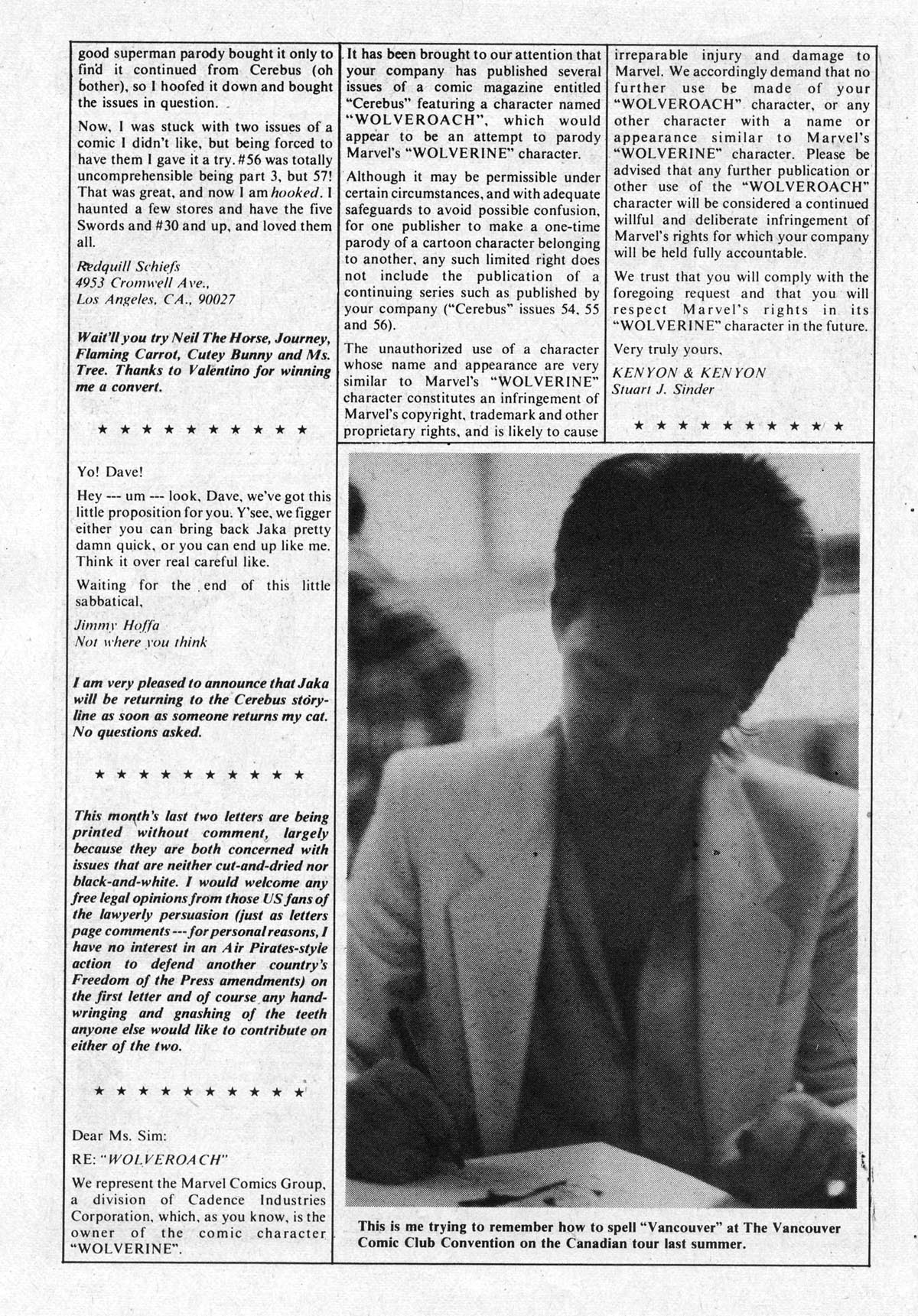 Read online Cerebus comic -  Issue #61 - 32