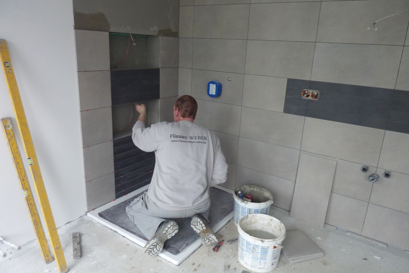 bautagebuch duschwanne jette traumhaus joop viebrockhaus unserem nischen präzisionsarbeit