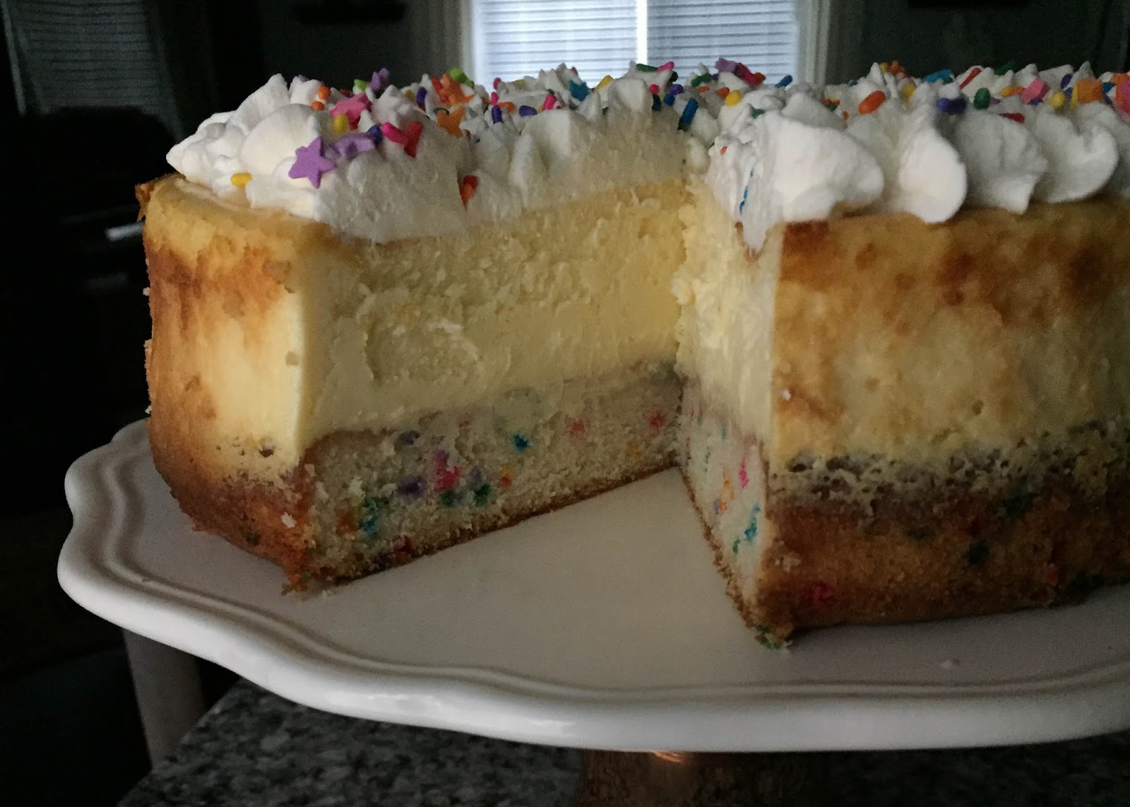 Confetti Celebration Cheesecake + Birthday Cake Hybrid Recipe Twirlerica