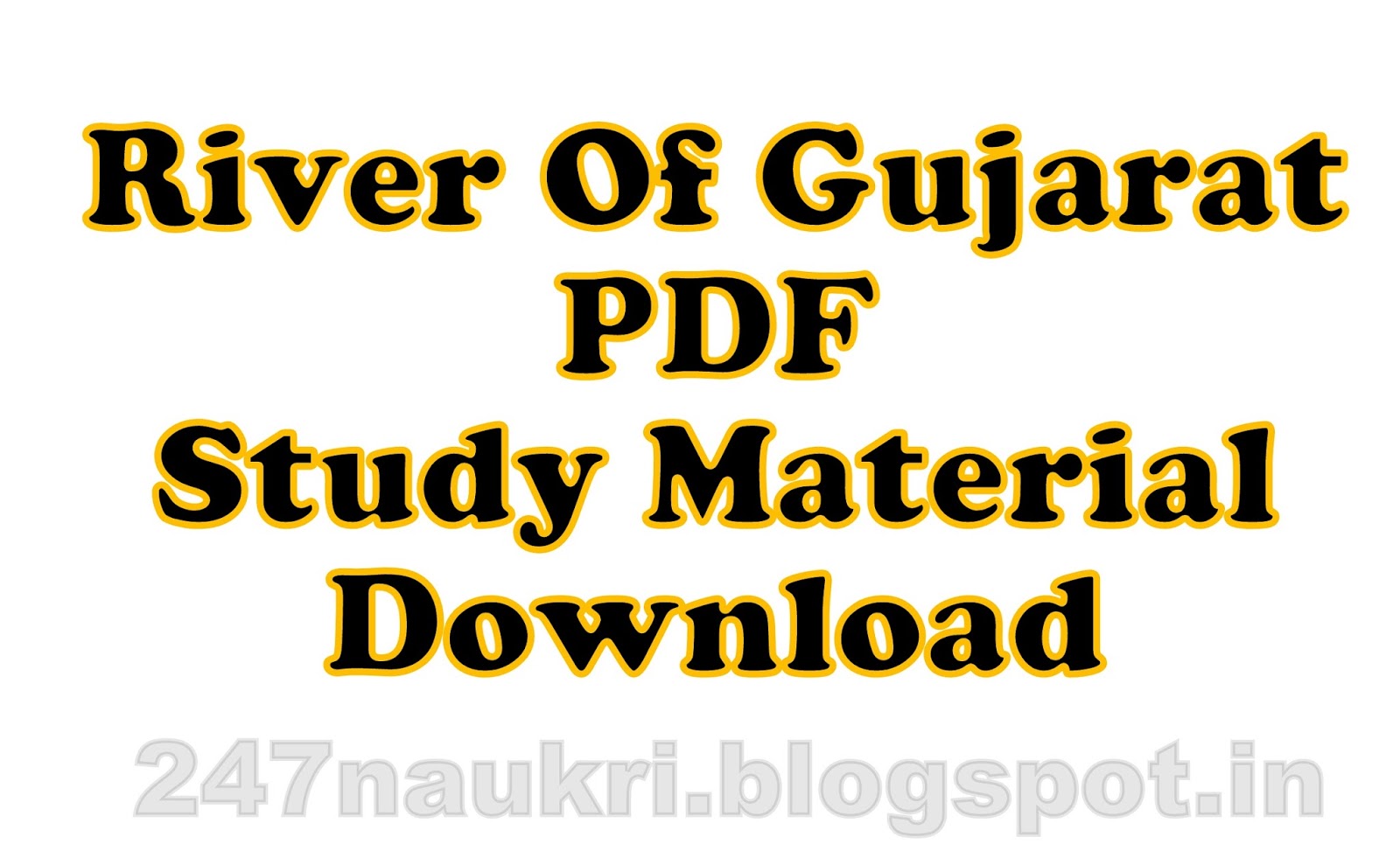 About PDF Of River Of Gujarat PDF Study Material
