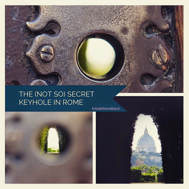 The secret keyhole in Rome KRIZIA in TRAVELLAND
