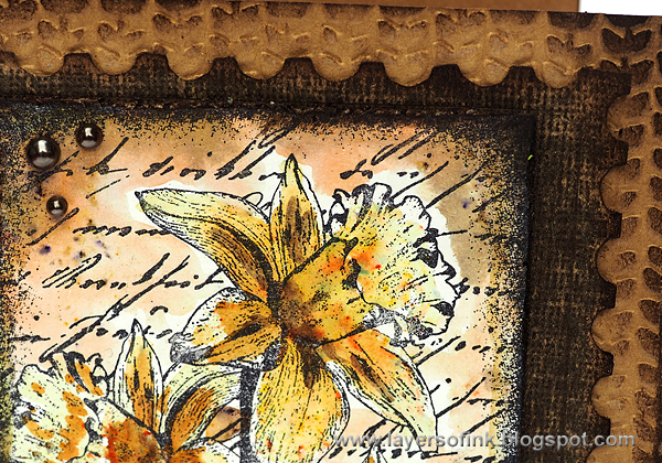 Layers of ink - Dear Daffodils Card by Anna-Karin