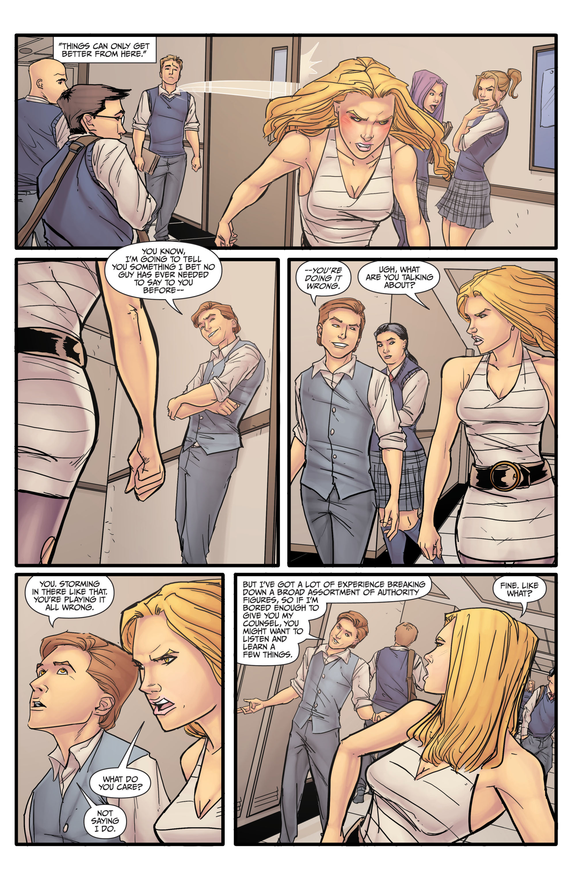 Read online Morning Glories comic -  Issue #3 - 10