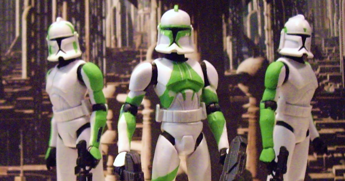 Customs for the Kid Green Clone Troopers
