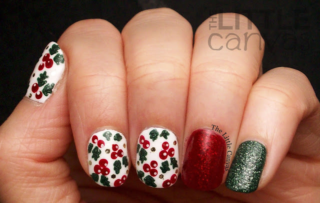 Quick and Easy Holly Nail Art - wide 6