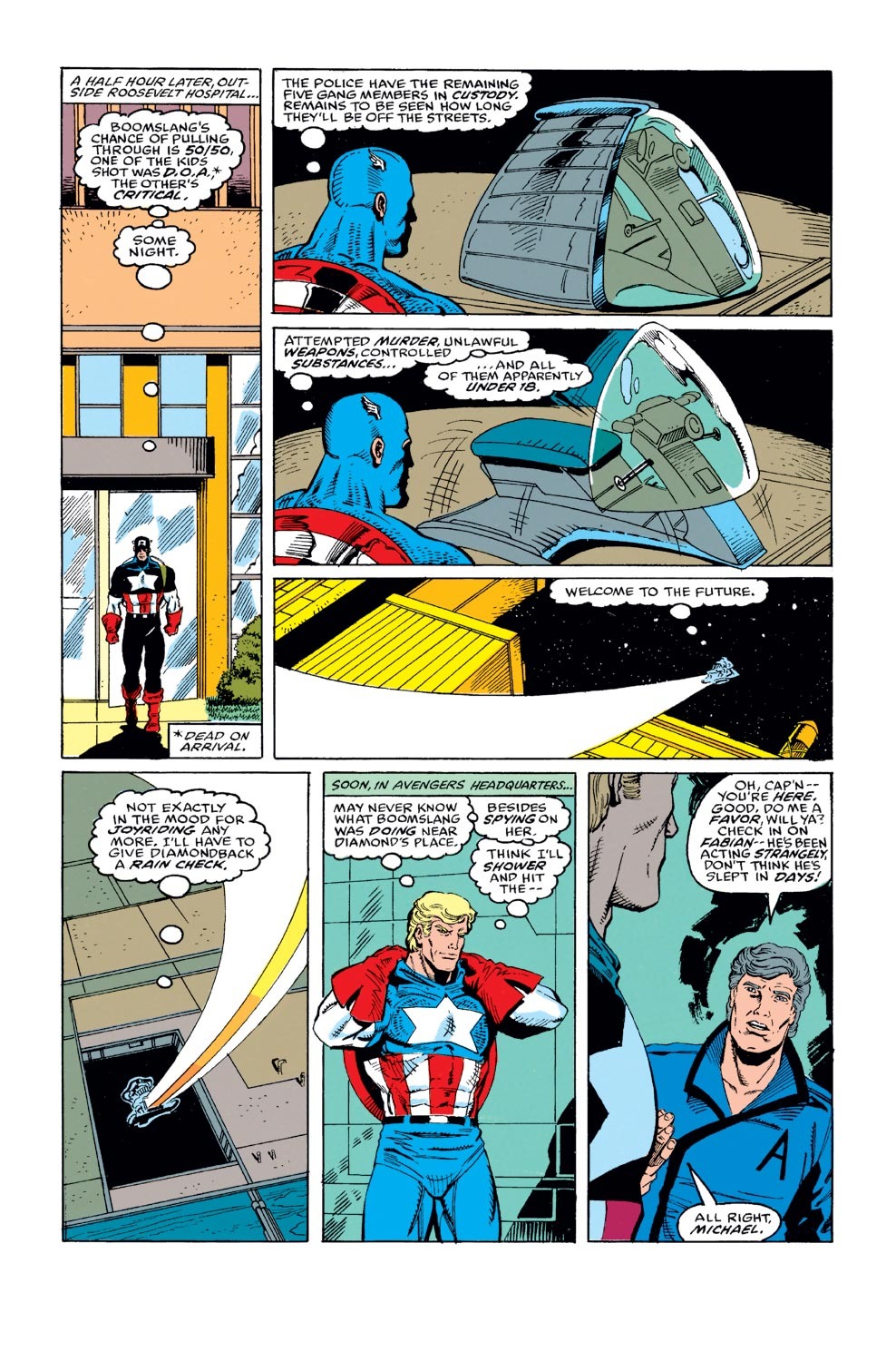 Read online Captain America (1968) comic -  Issue #372 - 7